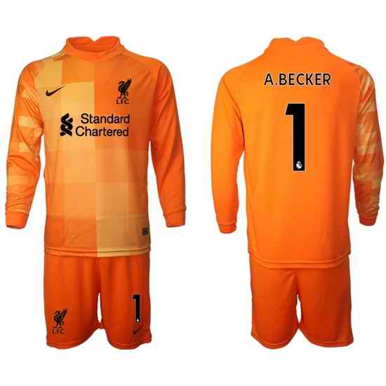Men Liverpool Long Sleeve Soccer Jerseys 521